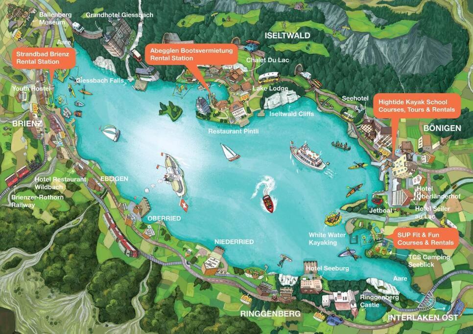 Chalet Mignon - Your Vacation Oasis At Lake Brienz Bönigen Zewnętrze zdjęcie